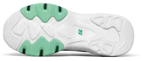 Shop Skechers One Punch x D'lites 3.0 Low-Running Shoes /Green 'White' 666165-WTQ
