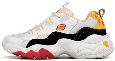 斯凯奇一拳超人x D'lites 3.0 黑黄白低帮跑鞋 666165-WBKY Buy 斯凯奇一拳超人x D'lites 3.0 黑黄白低帮跑鞋 666165-WBKY