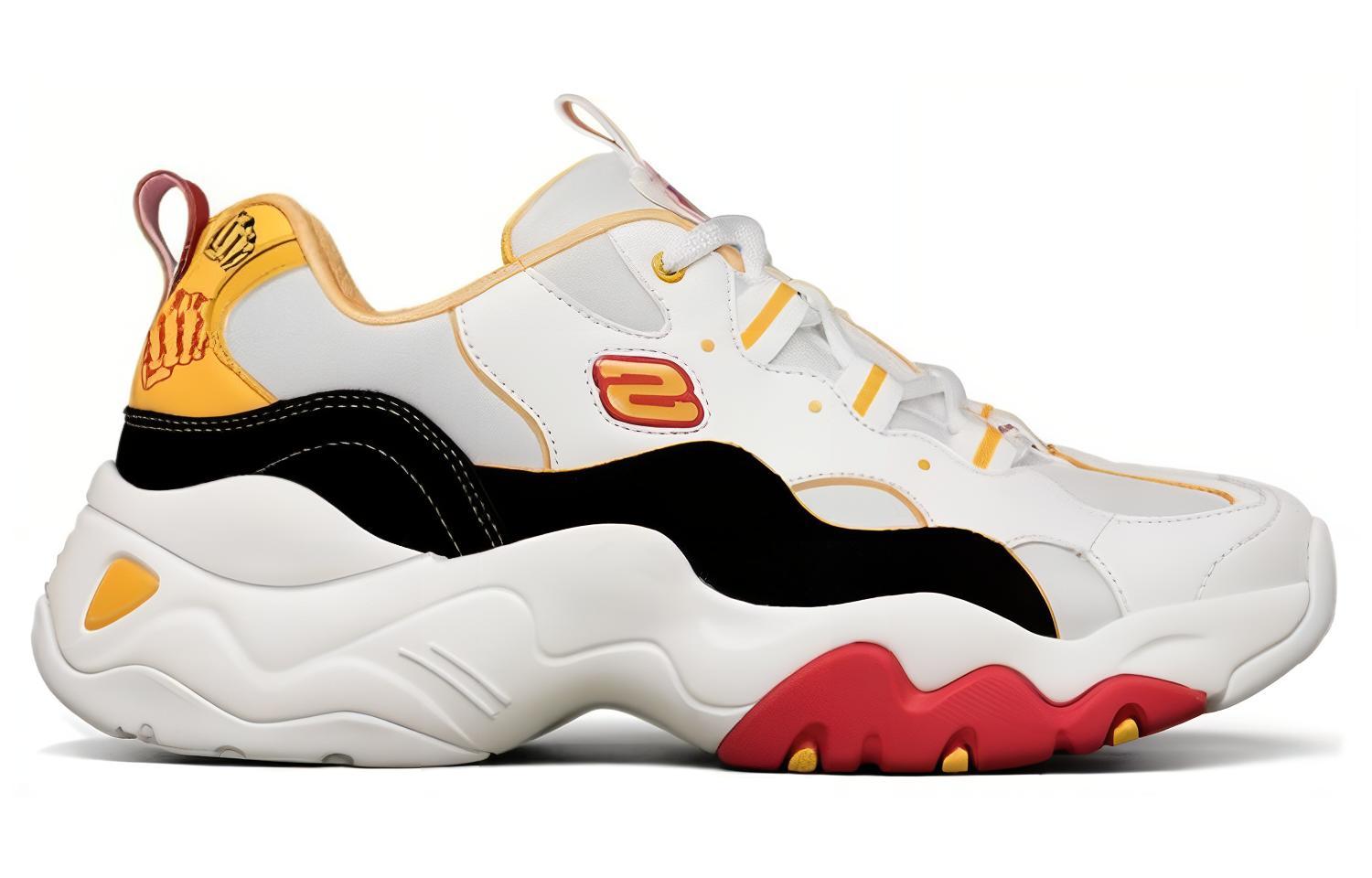 Skechers One Punch D'lites 3.0 Low-Top Running Shoes /Black/Yellow 'White' 圖 2