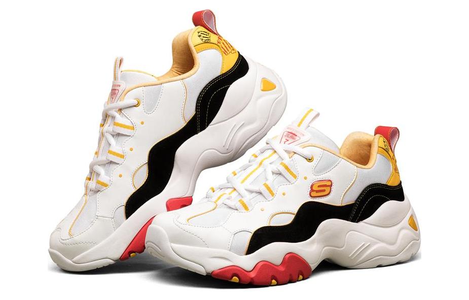 Skechers One Punch D'lites 3.0 Low-Top Running Shoes /Black/Yellow 'White' 圖 3