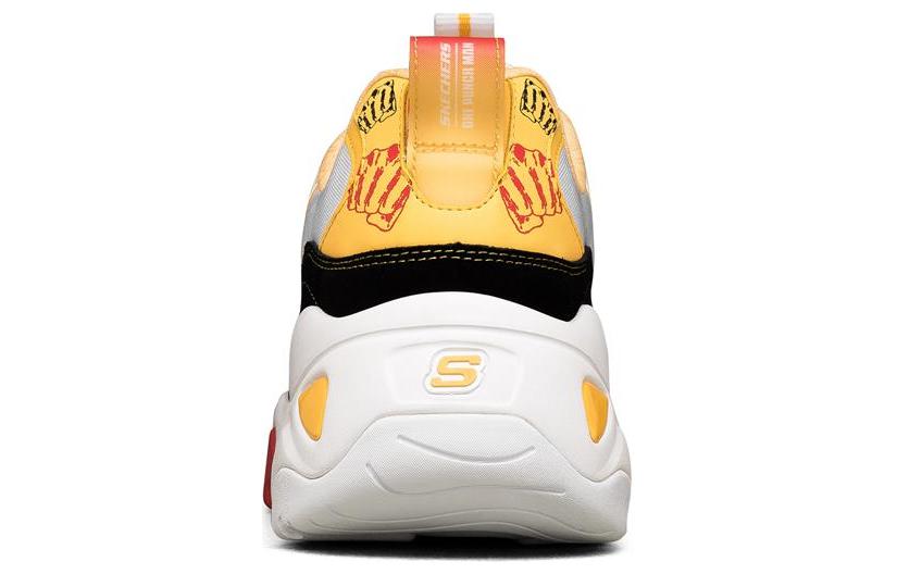 Skechers One Punch D'lites 3.0 Low-Top Running Shoes /Black/Yellow 'White' 圖 4