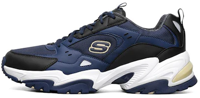 Skechers One Punch x Stamina V2 Low-Top Running Shoes Blue/ 'Black' 666166-NVBK Skechers One Punch x Stamina V2 Low-Top Running Shoes Blue/ 'Black' 666166-NVBK