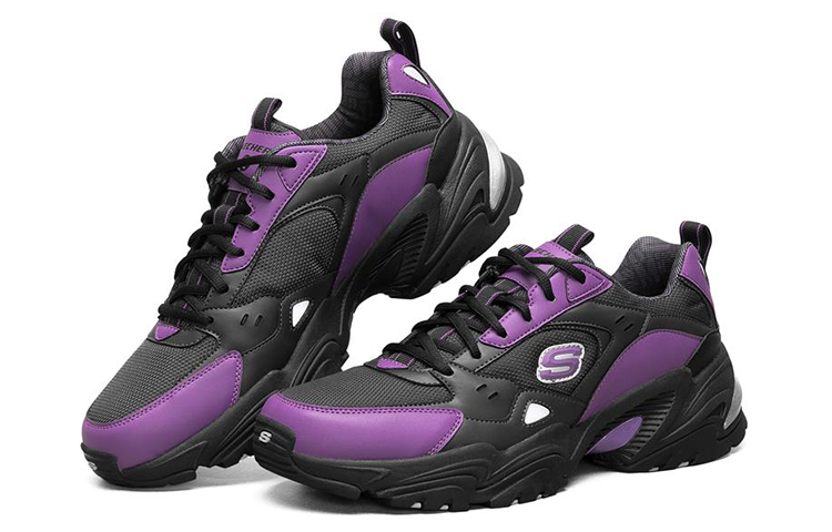 Lookbook Skechers One Punch x Stamina V2 Scarpe Running Basse /Viola ''Nero'' 666166-BKPR