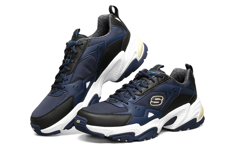 Lookbook Skechers One Punch x Stamina V2 Scarpe Running Basse Blu/Nere 666166-NVBK