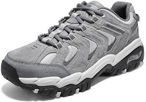 Shop Skechers 醒山 舒適百搭氣質 減震耐磨 低幫 戶外功能鞋 男款 灰色