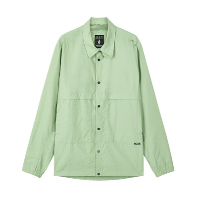Skechers Outdoor Green Button-Up Long Sleeve Jacket Unisex Casual Workwear L324U027-046S