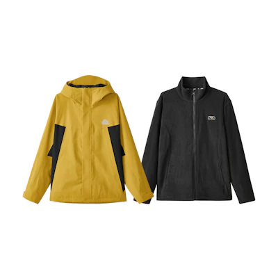 Skechers Outdoor Hiking Jacket Yellow - Waterproof, Windproof, Warm & Durable L324M149-0488