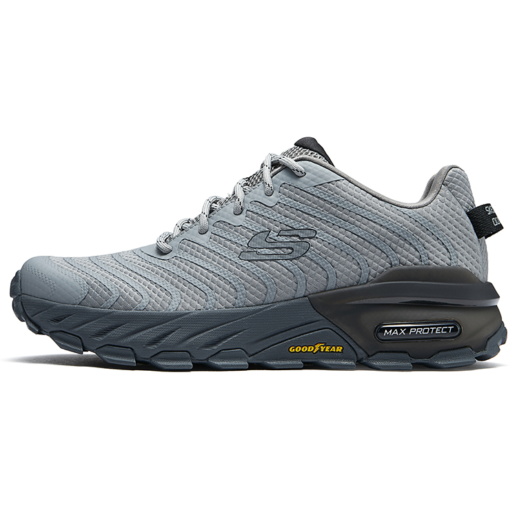Skechers Outdoor Low-Top Grey Casual Hiking Shoes - Durable & Cushioned 237300C-GRY