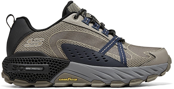 Skechers 舒適 減震防滑 低幫 戶外功能鞋 男款 灰褐色 Order Skechers 舒適 減震防滑 低幫 戶外功能鞋 男款 灰褐色