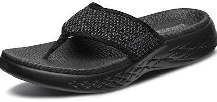 Order Skechers 輕便防滑 戶外沙灘運動涼鞋 黑色