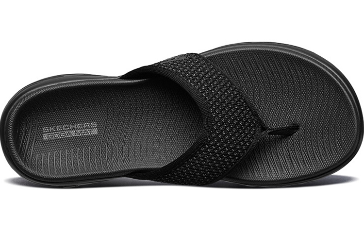 Lookbook Skechers Sandal Outdoor 'Ringan Anti-Gelincir Hitam'. 55375-BKGY