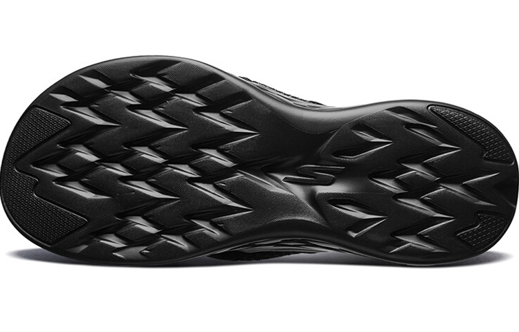 Shop Skechers Sandal Outdoor 'Ringan Anti-Gelincir Hitam'. 55375-BKGY