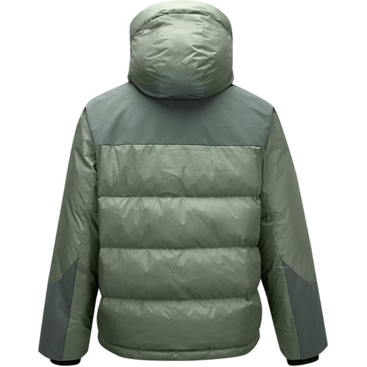 Lookbook Skechers Outdoor Series Jaket Down Ringan Berhud - Kelabu Castor. L424M001-04DU