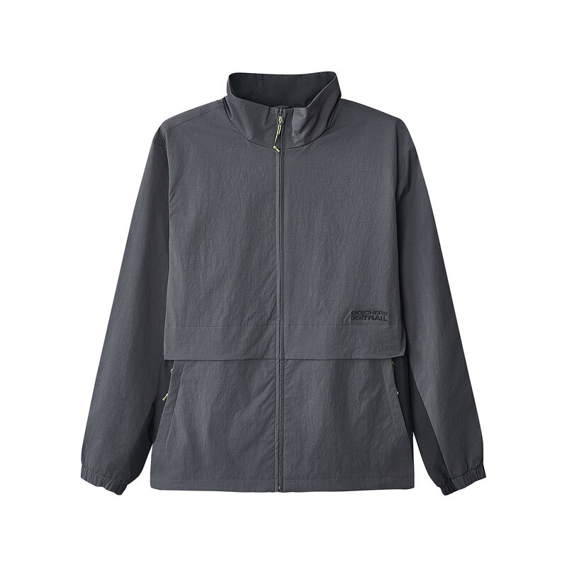 Skechers Outdoor Series Full-Zip Jacket in Periscope Gray L324M039-0403