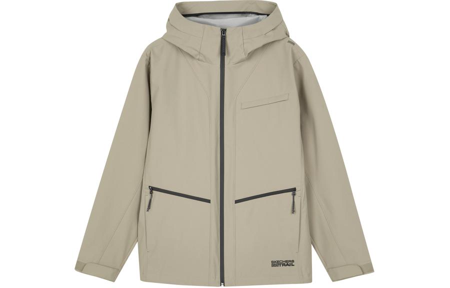 Skechers Outdoor Series Paisley Brown Hooded Jacket - Stylish & Versatile L124M049-01NC