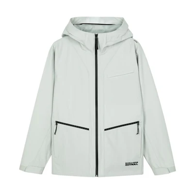 Skechers Outdoor Series Storm Grey Hooded Jacket - Stylish & Versatile L124M049-00KB