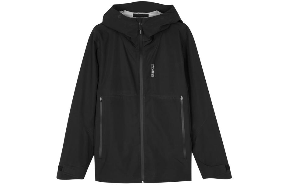 Skechers Outdoor Sports Waterproof Zip Hoodie Jacket in Carbon Black L124M069-0018
