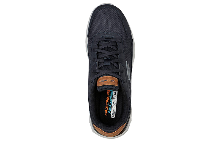Shop Skechers Overhaul 2.0 'Enforcer Navy Blue' kasut lelaki biru tentera. 232289-NVY