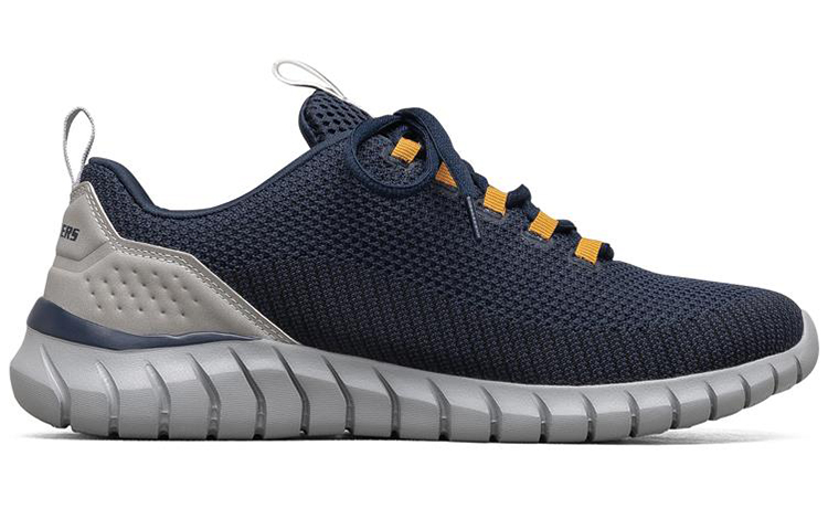 Order Skechers Overhaul 'Biru Laut' 52913-NVGY
