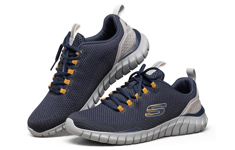 Lookbook Skechers Overhaul 'Biru Laut' 52913-NVGY