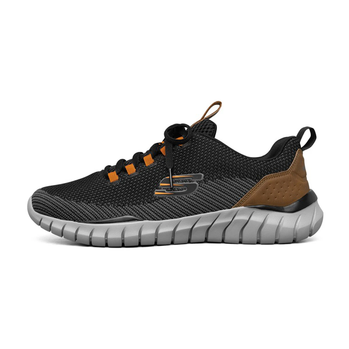 Buy Skechers Overhaul Black Brown 52913 BLK Novelship
