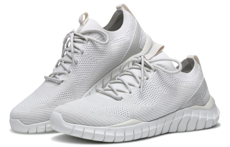 Lookbook Skechers Overhaul Sneakers Putih/Kelabu 52820-NAT
