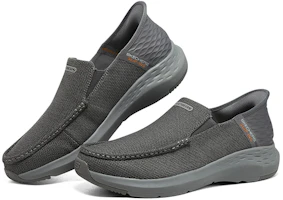 Shop Skechers 輕便鞋 舒適百搭 耐磨透氣 低筒 生活休閒鞋 男款 灰色