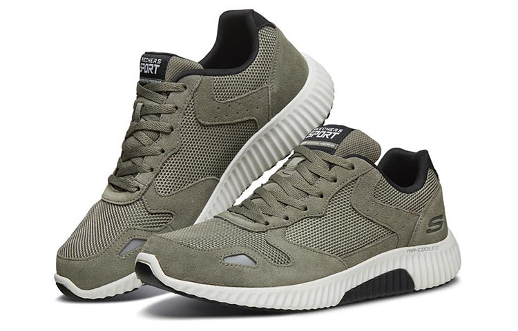 Beli Skechers Paxmen 'Olive Green' 52518-OLV - Novelship