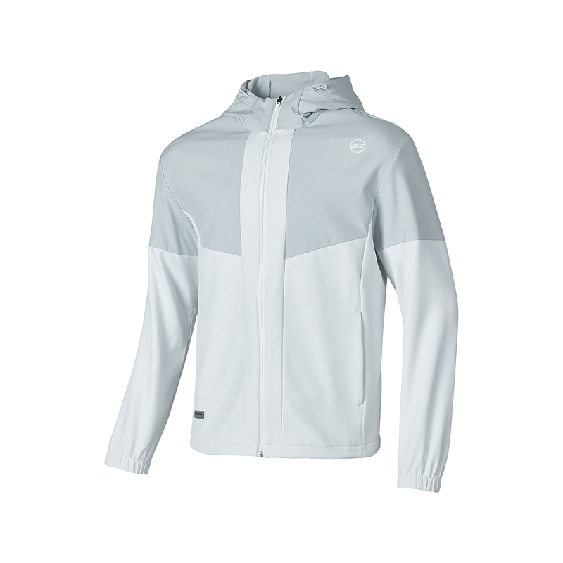 Skechers Pearl Blue Windproof Waterproof Hooded Jacket Sports Series P424M158-01MZ