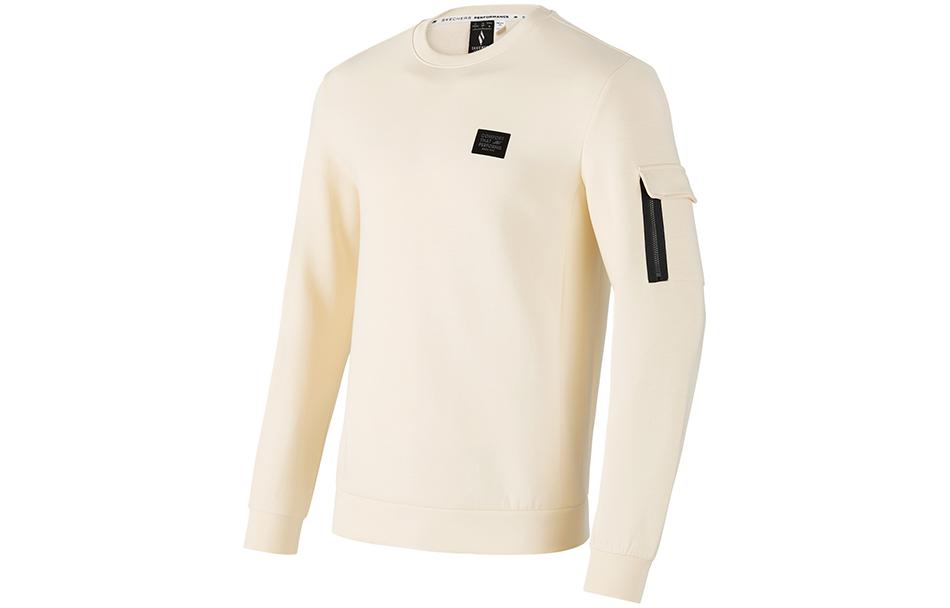 Skechers Performance Colorblock Knit Pullover Sweatshirt Men’s Off-White P124M006-02SB