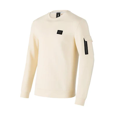 Skechers Performance Colorblock Knit Pullover Sweatshirt Men’s Off-White P124M006-02SB
