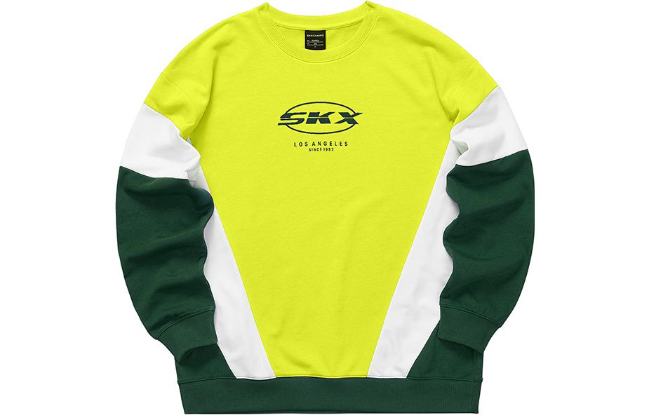 Skechers Printed Logo Crewneck Pullover Retro Sweatshirt Men’s L321M146