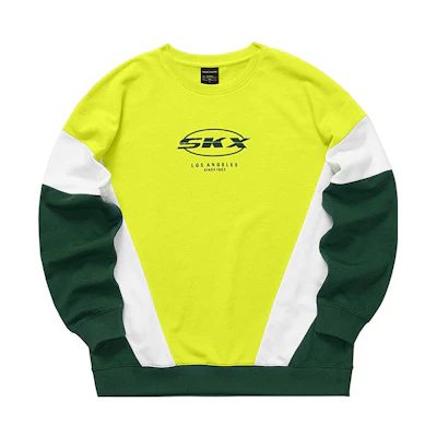 Skechers Printed Logo Crewneck Pullover Retro Sweatshirt Men’s L321M146