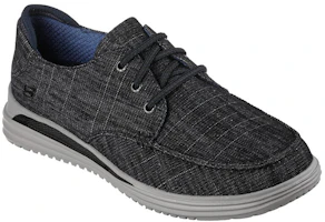 Lookbook Skechers Proven-Ralenzo 耐磨舒適 懶人運動休閒鞋 黑色
