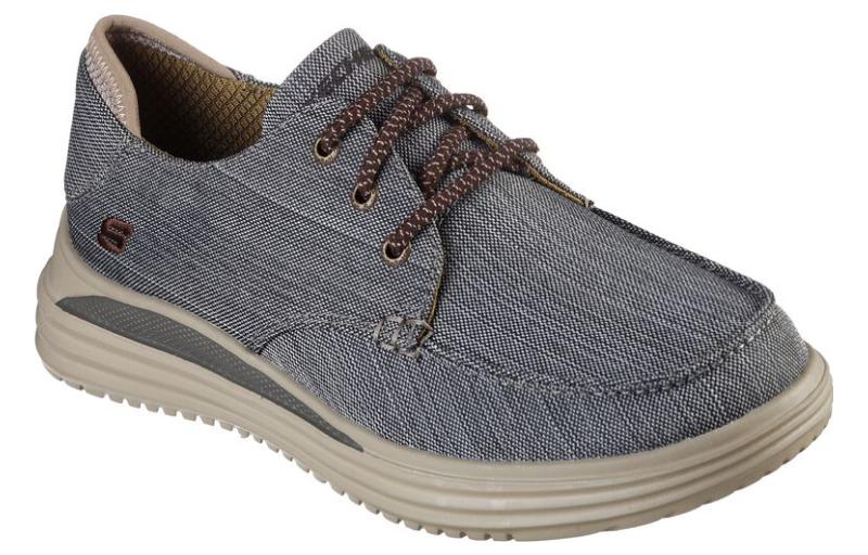 Lookbook Skechers Proven-Ralenzo 'Marrón Gris' 204578-BRN