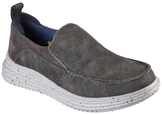Skechers Proven-Renco 'Gris Slip-On' zapatillas cómodas. 204568-CHAR Lookbook Skechers Proven-Renco 'Gris Slip-On' zapatillas cómodas. 204568-CHAR