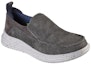 Lookbook Skechers Proven-Renco 'Gris Slip-On' zapatillas cómodas. 204568-CHAR