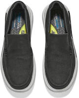 Lookbook Skechers 防滑耐磨 低筒 一腳踏運動休閒鞋 男款 黑白