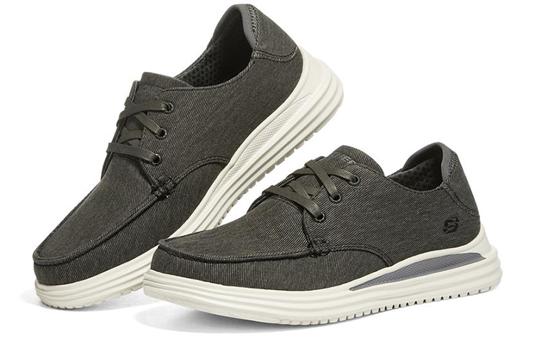 Lookbook Skechers Proven "商务休闲黑色" 204471-BLK