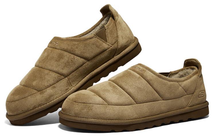 Shop Kasut Skechers Puffer Shell 'Tan' 205179-TAN