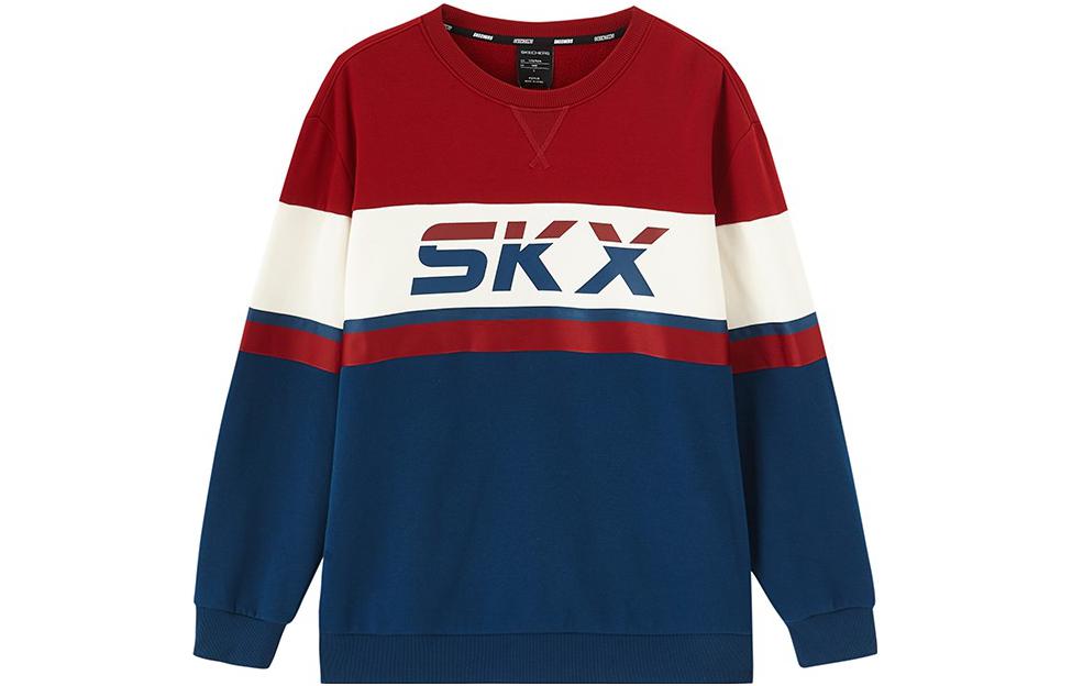Skechers Pullover Fleece Sweatshirt with Letter Print Casual Design L420M061