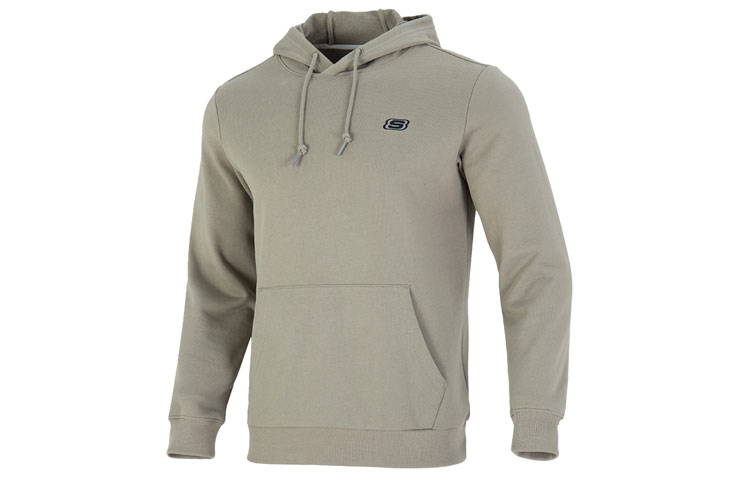 Skechers Pullover Hoodie Athletic Style Herbal Beige L422M036