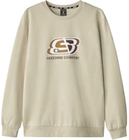 Skechers Pullover Sweatshirt Unisex Light Brown Warm Casual Crewneck Style L324U166-0046 Skechers Pullover Sweatshirt Unisex Light Brown Warm Casual Crewneck Style L324U166-0046