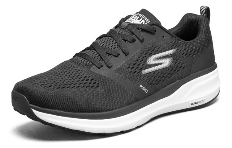 Skechers Pure 2 Low-Top Black/White 圖 3