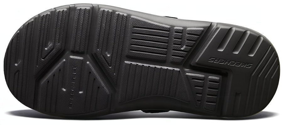 Skechers Quinten Sandals Black 66024-BLK Shop Skechers Quinten Sandals Black 66024-BLK