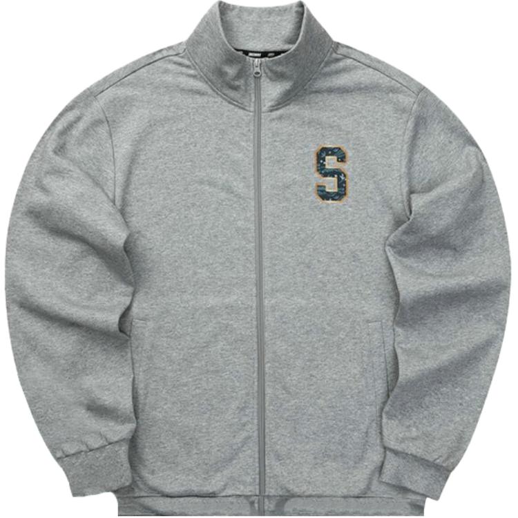 Skechers Rabbit Year Series Stand Collar Casual Sports Jacket - Gray L123M023-004F