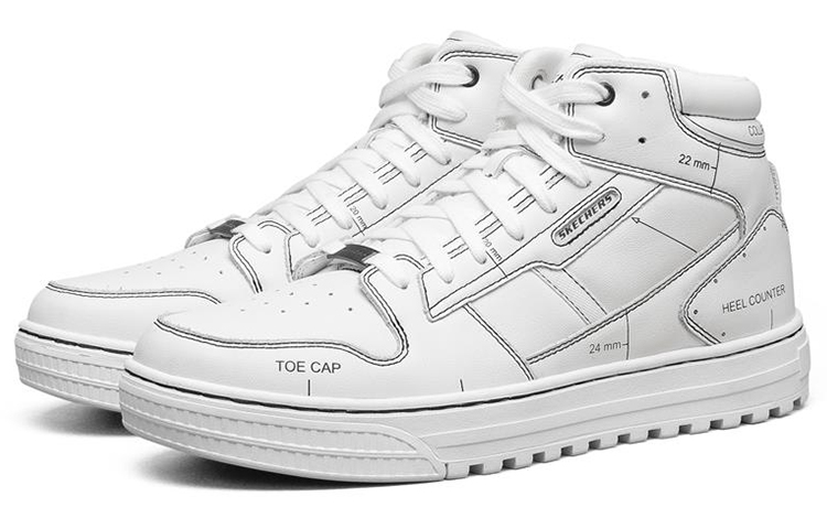 Lookbook Skechers Reclass High 'Putih' 210230-WHT