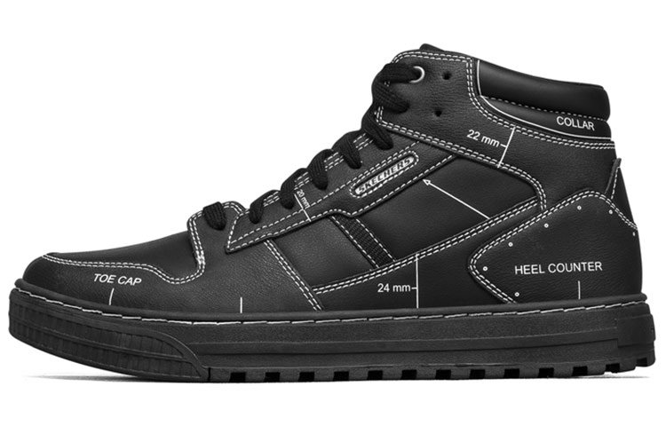 Buy Skechers Reclass High-Top Sneakers Black 210230-BLK