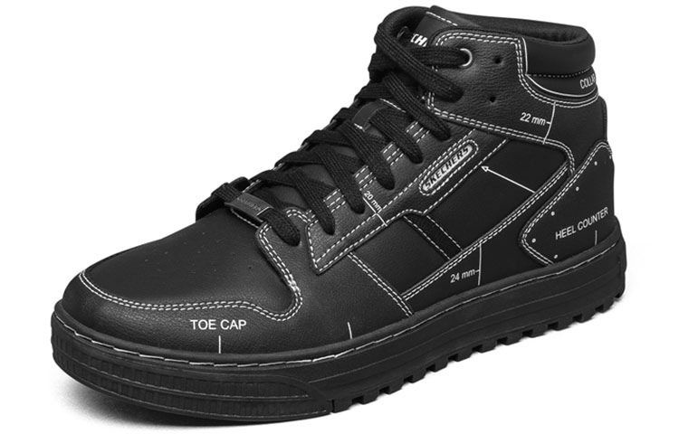 Lookbook Skechers Reclass High-Top Sneakers Black 210230-BLK
