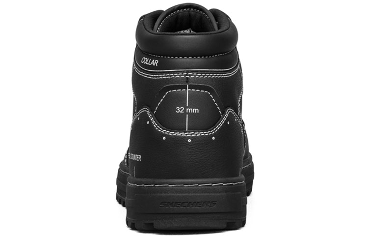 Shop Skechers Reclass High-Top Sneakers Black 210230-BLK